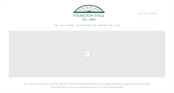 Desktop Screenshot of hamiltonhall.org